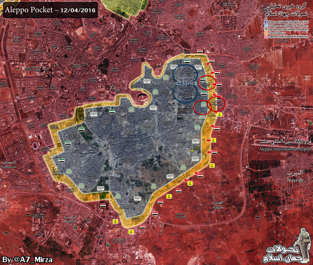 Syrian Army Makes Major Advances in Aleppo, Liberate 3 Neighborhoods and Enters 2 Others