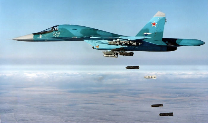 Russian Jets Light Up ISIS Terrorists Near Palmyra