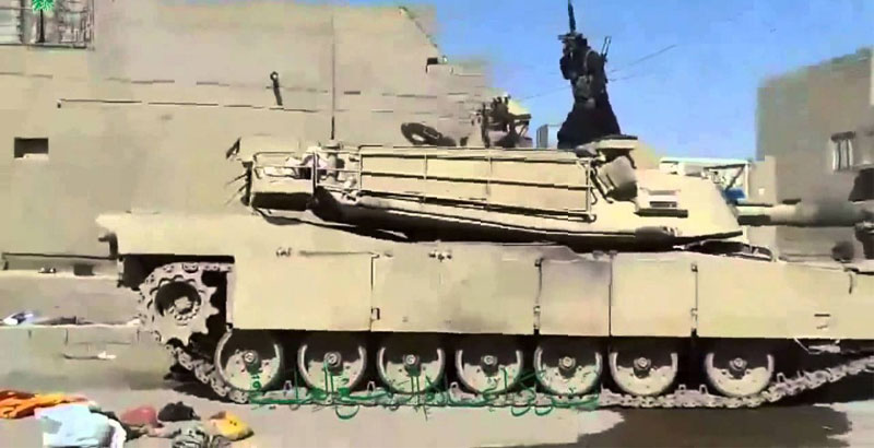 ISIS Terrorists Wheel Out Dummy Tanks in Iraq