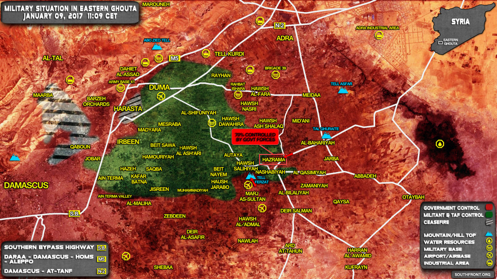 Syrian Government Forces Break Jaish al-Islam Defenses In Eastern Ghouta, Enter Important Town (Map Update)