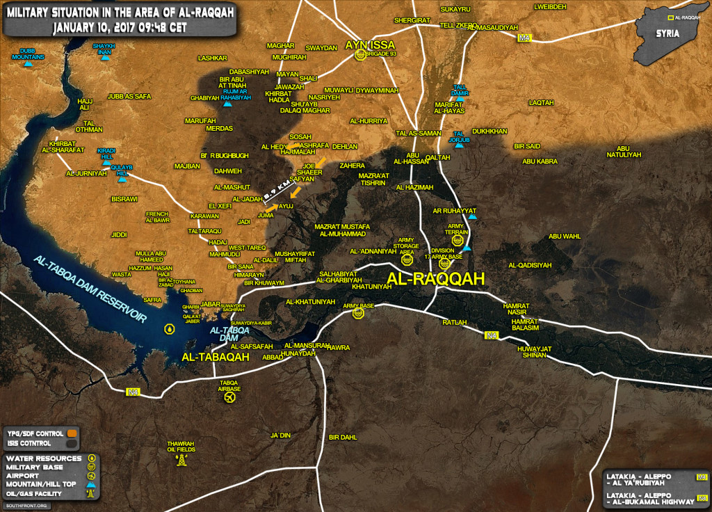 YPG Forces Make Significant Progress Against ISIS In Al-Raqqah (Syria Map Update)