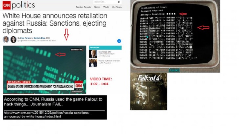 CNN Used Footage From Fallout 4 Video Game To Depict "Russian Hacking"