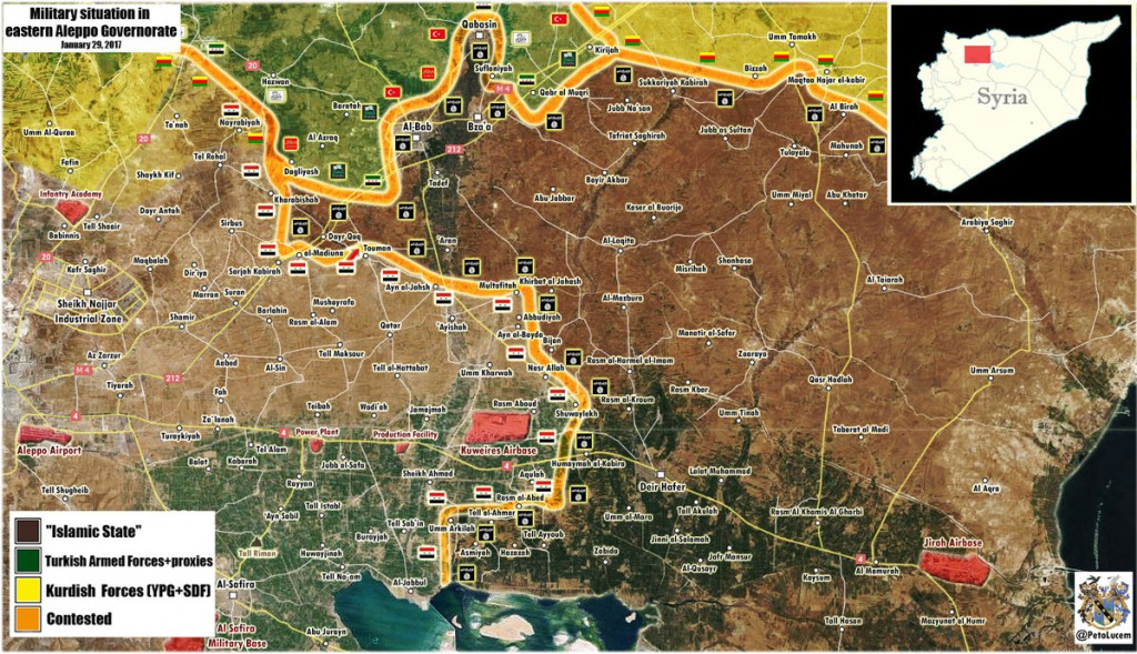 Syrian Army Artillery Pounds ISIS Positions In Only 3 KM from Al-Bab