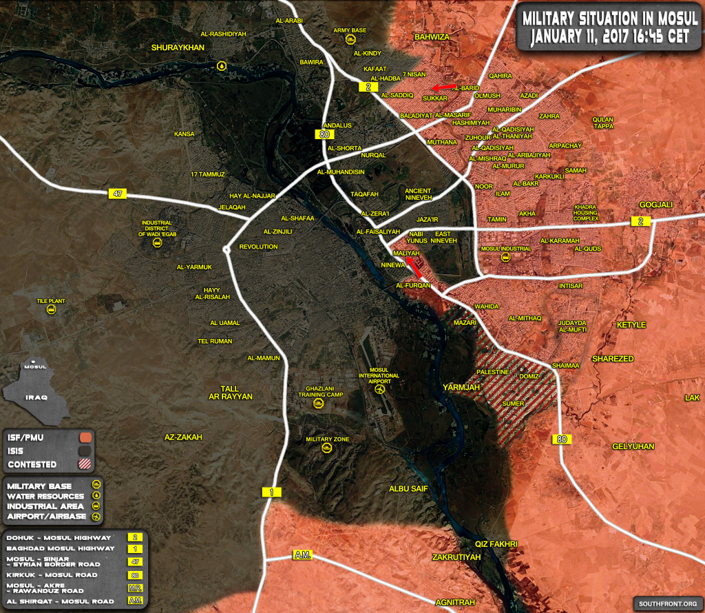 Iraqi Security Forces Liberated 3 More Districts From ISIS In Mosul