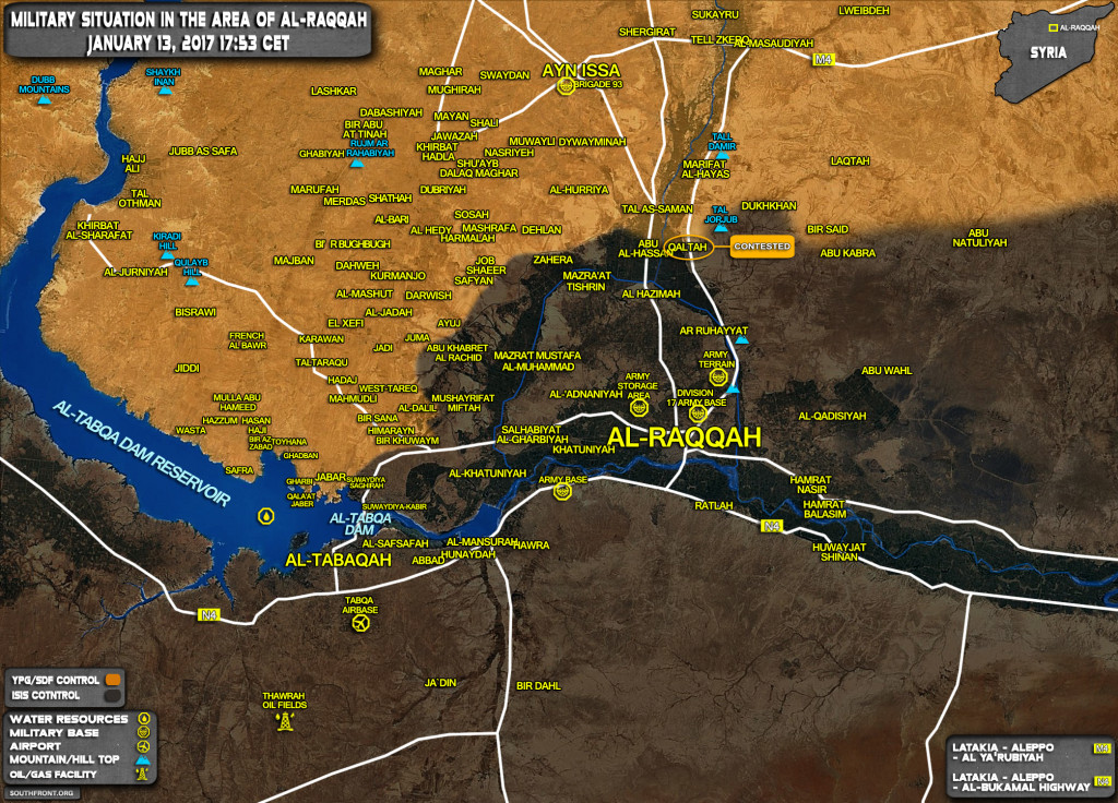 YPG Seized ISIS Pocket Southwest of Ayn Issa In Raqqah Province