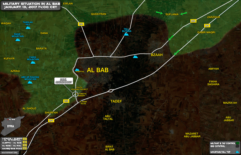 Turkish Forces Take Control Of Suflania Village, Besiege ISIS Stronghold Of Qabasin