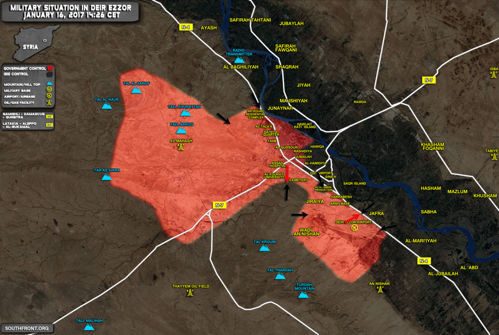 ISIS Cuts Off Supply Line To Deir Ezzor Airbase, Claims It's Encircled (Maps)