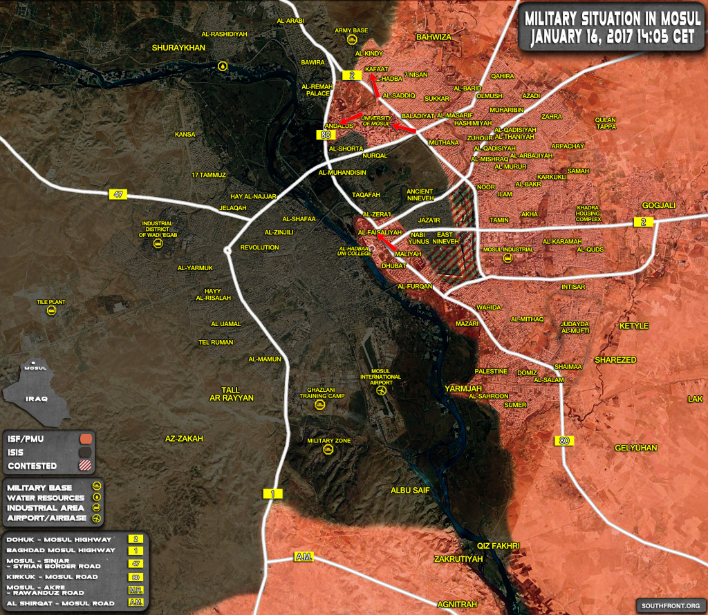 Iraqi Security Forces Recapture More Areas From ISIS In Mosul (Map, Photos)