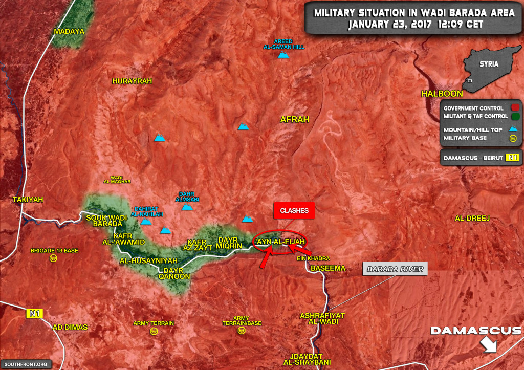 Syrian Govt, Militants Relaunch Talks Over Peaceful Settlement In Wadi Barada