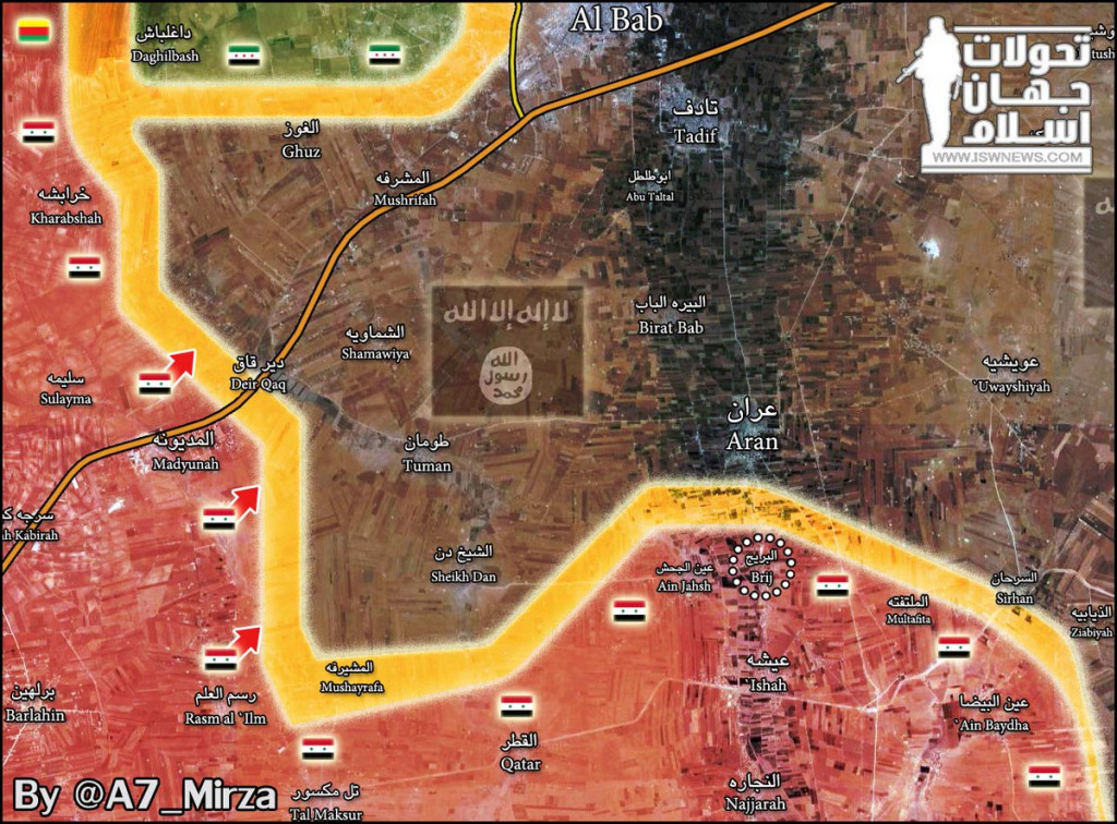 Military Situation In Northern Part Of Aleppo Province On January 28, 2017