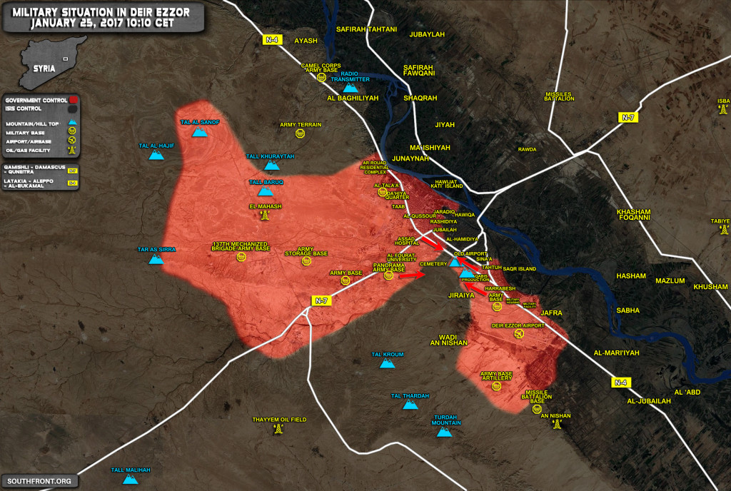 Syrian Army Is Close To Breaking ISIS Siege Of Deir Ezzor Airport