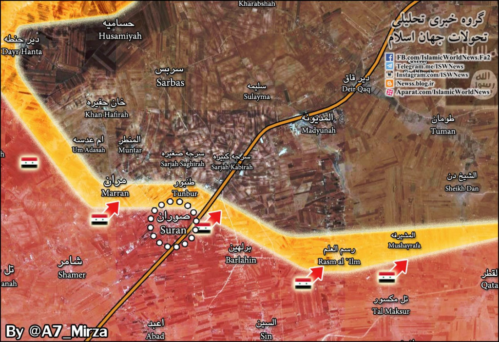 Syrian Army Liberates From ISIS Village Of Suran Near Al-Bab