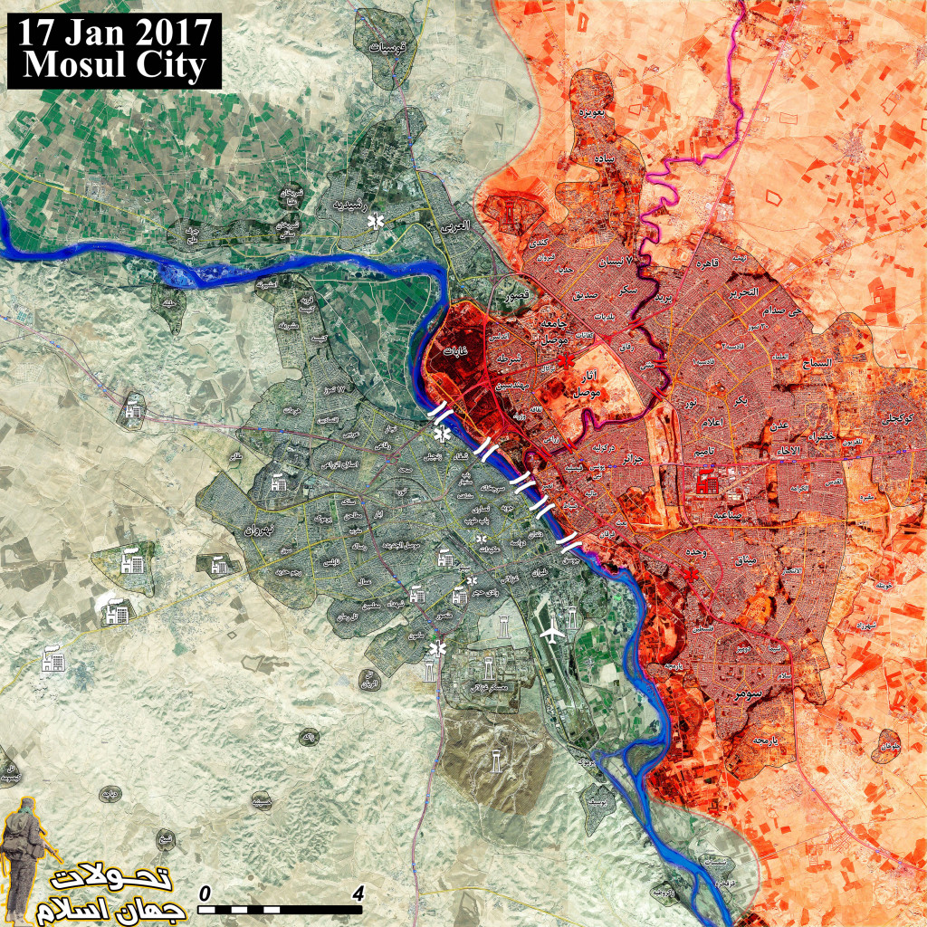 Iraqi Security Forces Gain Contol Of 5 Mosul Bridges, Sets Up Control Of Eastern Part Of City