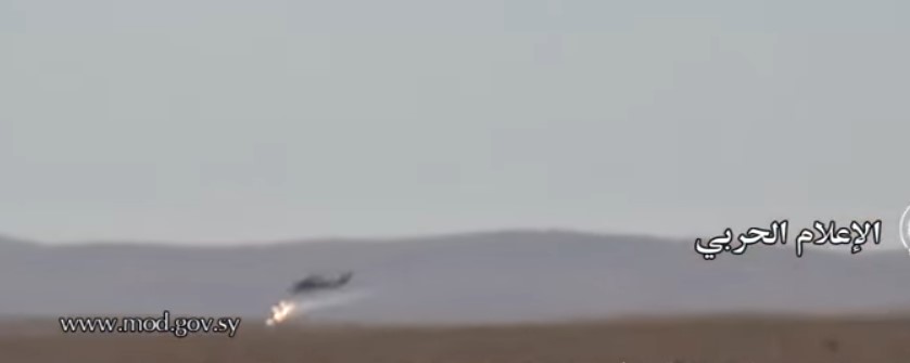 Attack Helicopters Support Syrian Army Advancing Against ISIS Near Palmyra (Video)