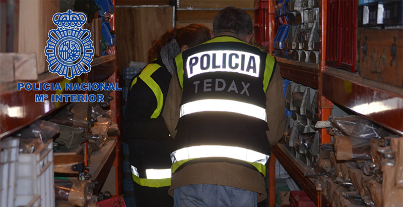 Spanish Police Seize €10mn Worth of Black Market Weapons (Photo & Video)