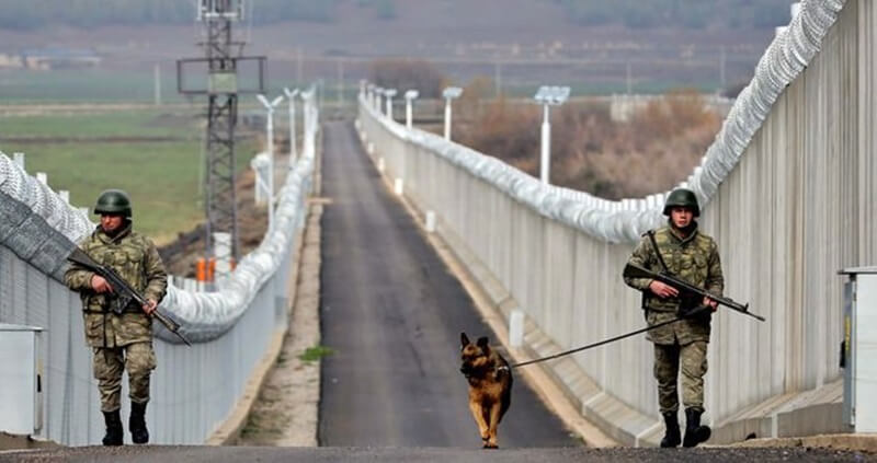 Turkey Built Over Half of Concrete Wall on Border with Syria