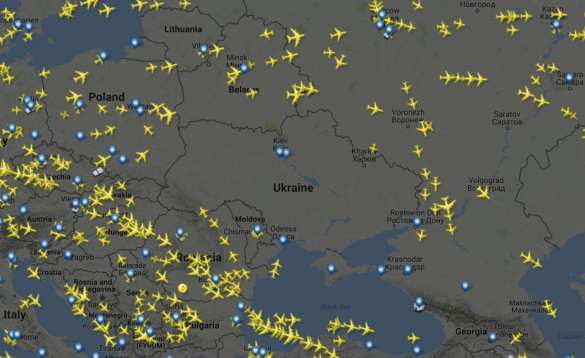 How International Airlines Act in Sky of Eastern Europe