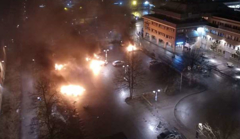 Migrant Rioting Breaks Out In Sweden