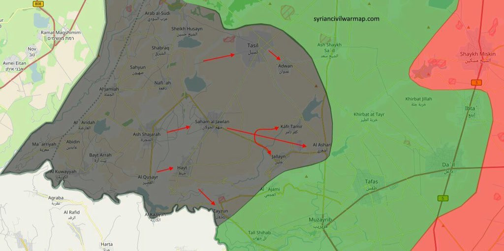 ISIS Advances Against "Moderate" Militant Groups In Daraa