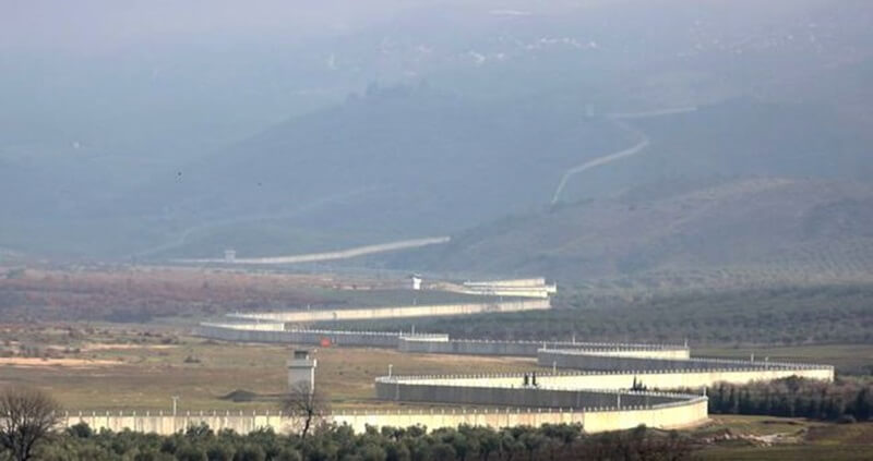 Turkey Built Over Half of Concrete Wall on Border with Syria