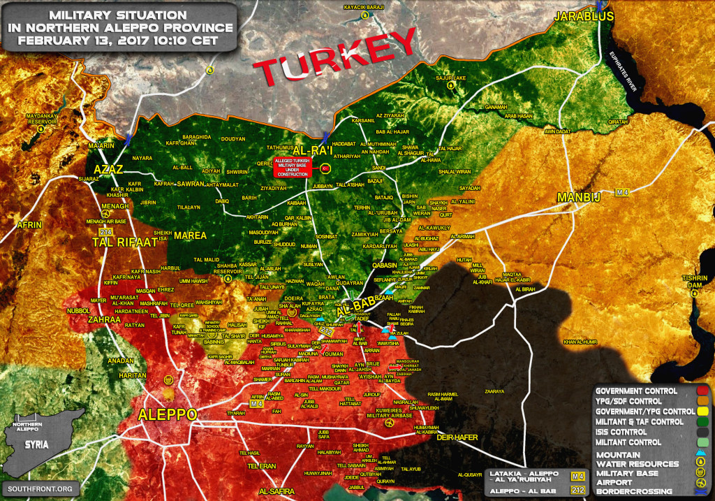 Syrian Army Gains More Ground In Eastern Aleppo, Erdogan Announces Advance On Raqqah After Al-Bab