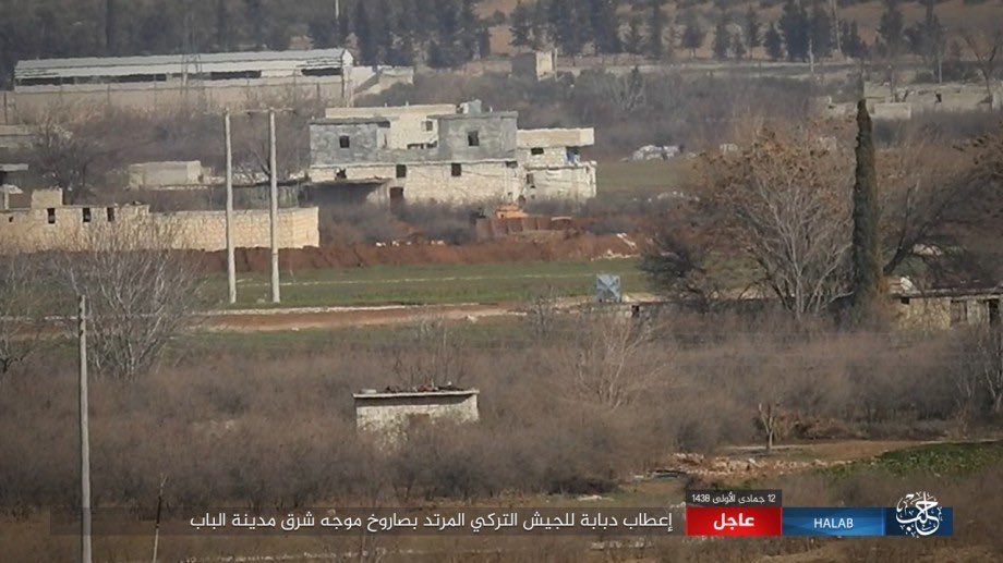 ISIS Hits Turkish M60T Battle Tank With Anti-Tank Guided Missile Near Al-Bab (Photos)