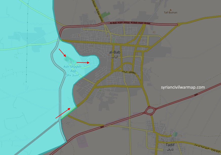 Turkish Forces Change Strategy Near Al-Bab