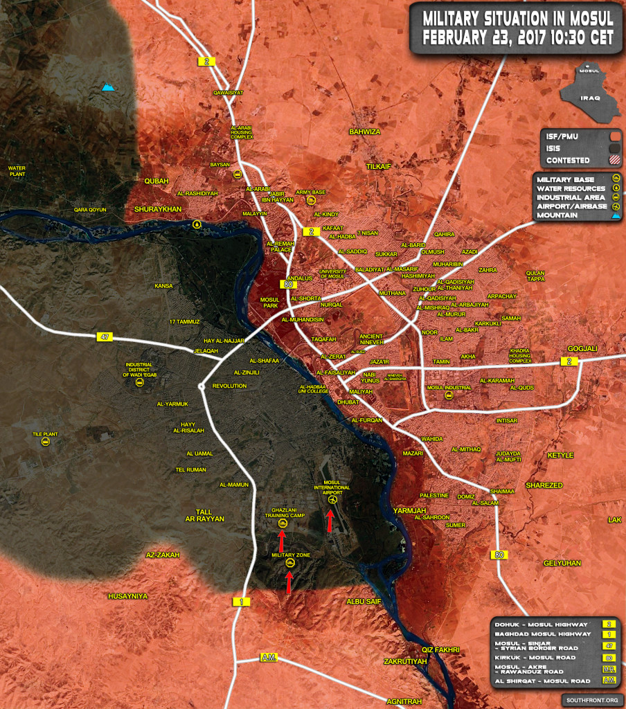 Iraqi Troops Storming Ghazlani Military Base And Mosul Airport (Map, Photos, Video)