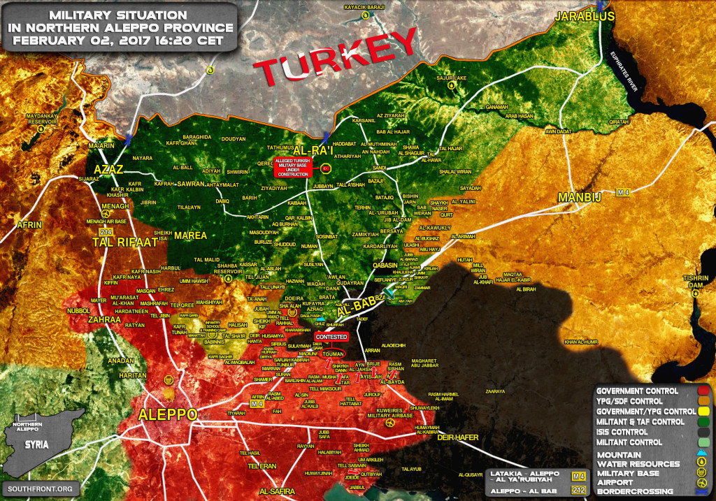 Turkish Forces Seize 4 More Settlements From ISIS Near Al-Bab