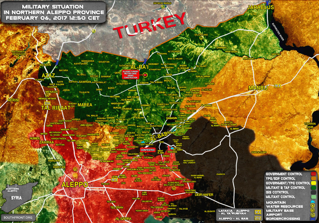 General Look At Military Situation In Northern Aleppo (Map Update)