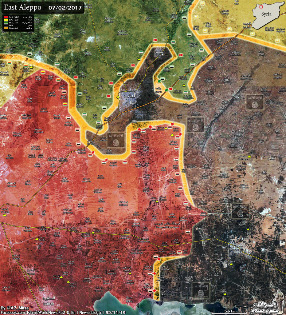 Turkish Forces Change Strategy Near Al-Bab