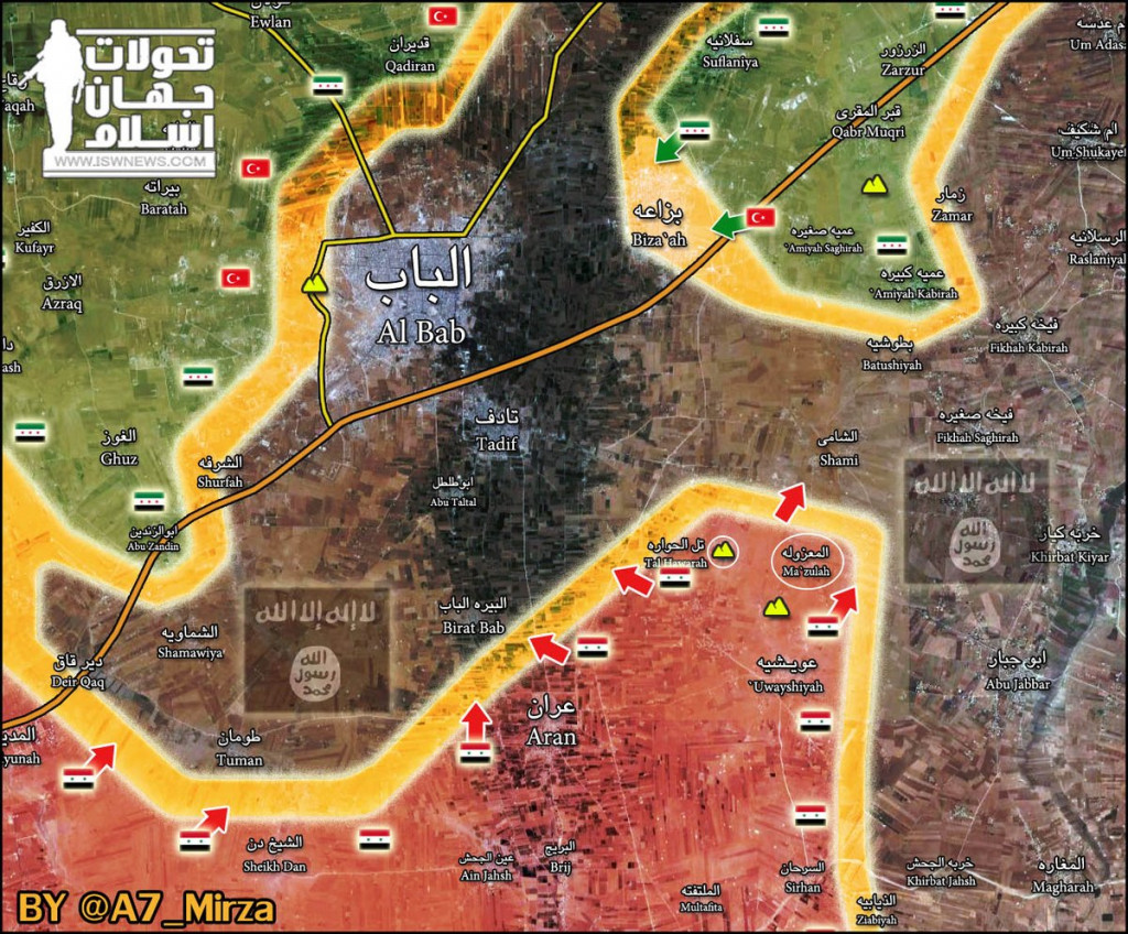 Syrian Army's Tiger Forces Physically Cut Off ISIS Supply Line To Al-Bab