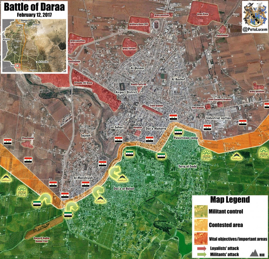 Syrian Army Repels Al-Qaeda-Led Attack On Daraa, Up To 40 Militants Killed