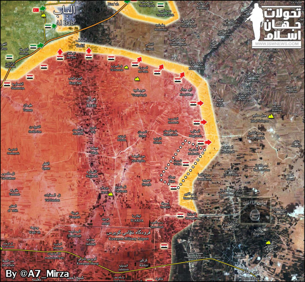 Syrian Army Retakes 3 More Villages From ISIS Terrorists Near Kuweires Airbase