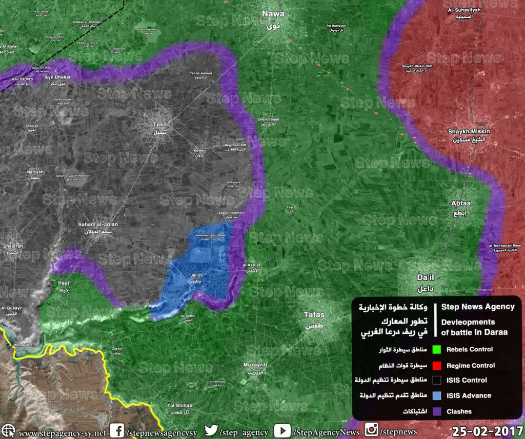 ISIS Recaptures More Ground From 'Moderate' Terrorists In Daraa Province