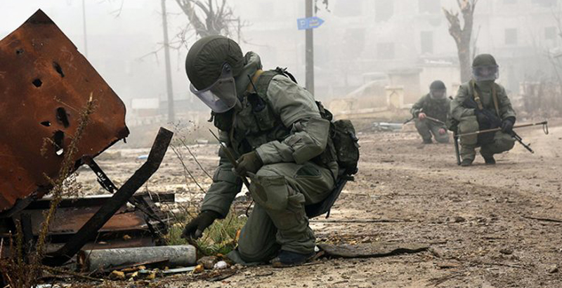 Russian Combat Engineers Complete Mine Clearance of Aleppo City