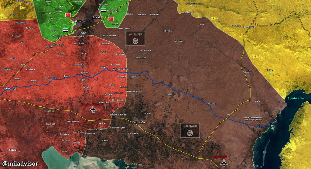 Syrian Army Further Develoing Advance Against ISIS In Direction Of Deir Hafer In Eastern Aleppo