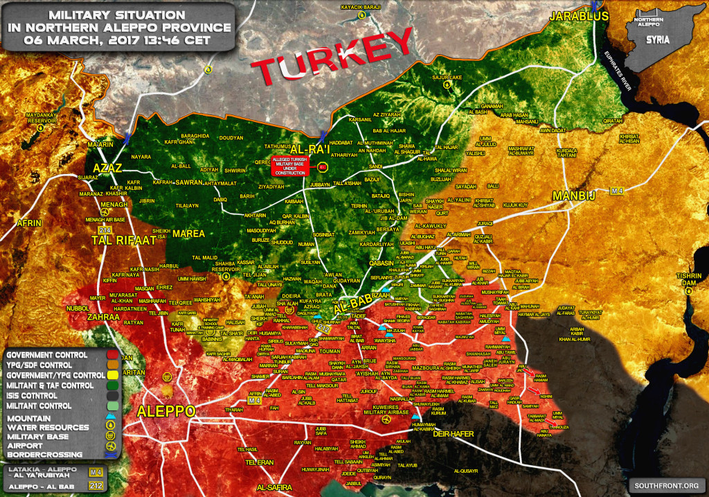 Government Troops Gain More Ground In Aleppo Isolating ISIS Stronghold of Dier Hafer