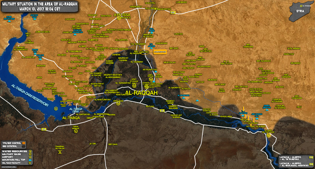 US-Backed Forces Capture More Area From ISIS East Of Raqqah