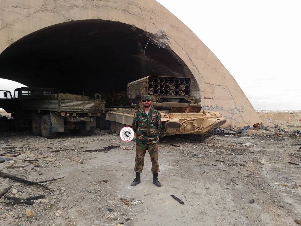 Russian TOS-1 Heavy Flamethrower System In Battle Against ISIS Near Palmyra -Photos