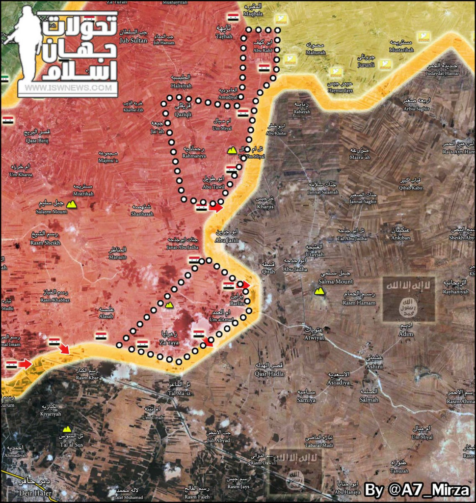 Government Forces Liberate 8 More Villages From ISIS In Eastern Aleppo