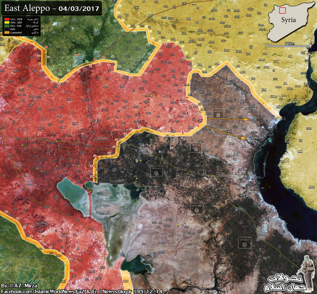 Pro-Government Forces Further Advancing Towards Euphrates. Over 130 Aristrikes Reported