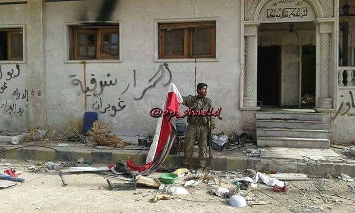 Euphrates Shield Forces Fighters Inside Tadef (Photos)