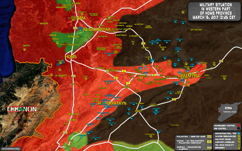 Syrian Troops Retake Control Of Mustadira Gas Field, Develop Advance On Arak Gas Field (Map Update)