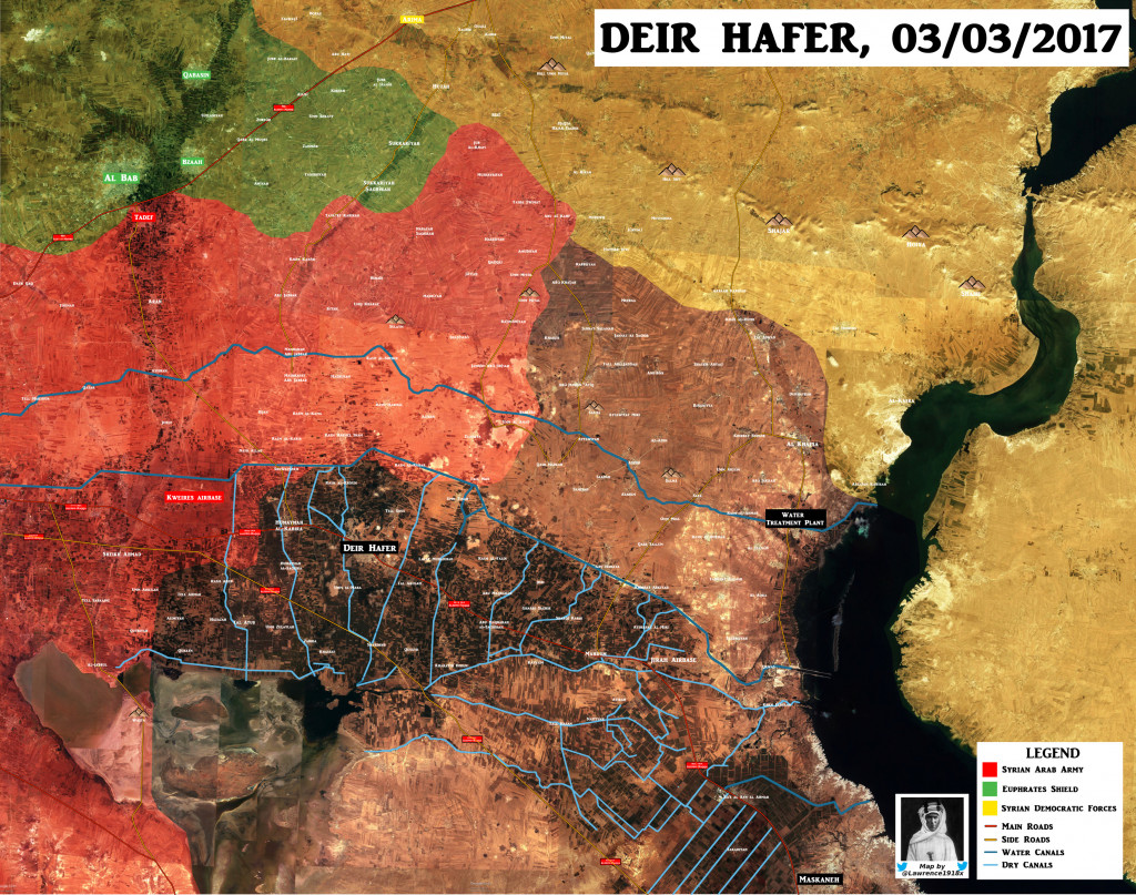 Military Situation In Syrian Province Of Aleppo On March 4, 2017 (Map Update)