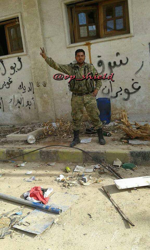 Euphrates Shield Forces Fighters Inside Tadef (Photos)