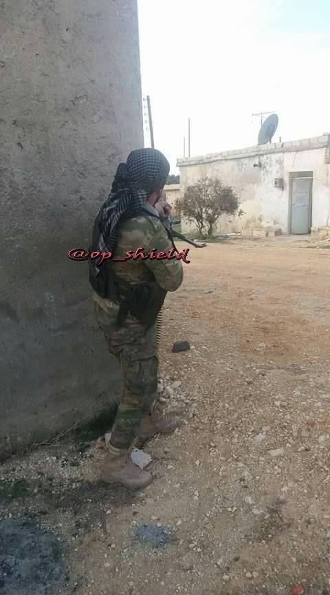 Euphrates Shield Forces Fighters Inside Tadef (Photos)