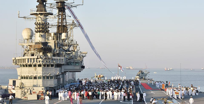 Indian Navy Decommissions Its Viraat Aircraft Carrier (Photo & Video)