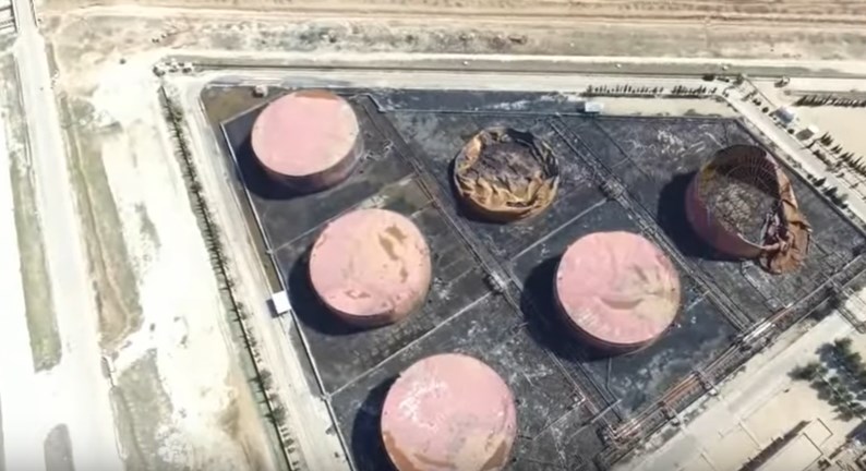 Drone Video Shows Damage Inflicted By Militants To Aleppo Thermal Power Plant