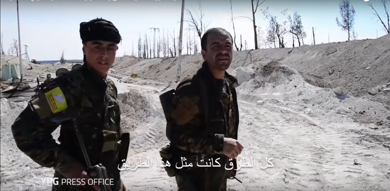 YPG Released First Video From Tabqa Dam Area In Raqqah Province